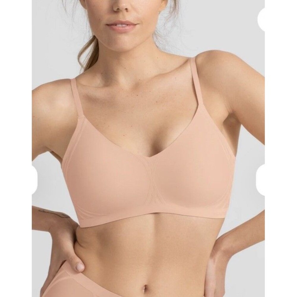 Honeylove Silhouette Bra Women’s Size 1X XL Wireless Blush